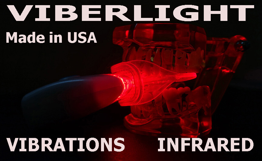 TWO ViberLight Vibrations Infrared in Orthodontics, Invisalign