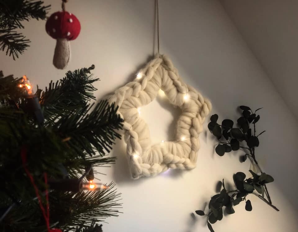 Star Chunky Wreath - Made to order