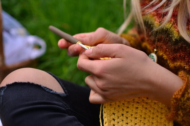 Crochet Next Steps workshop at Logie Steading, Forres