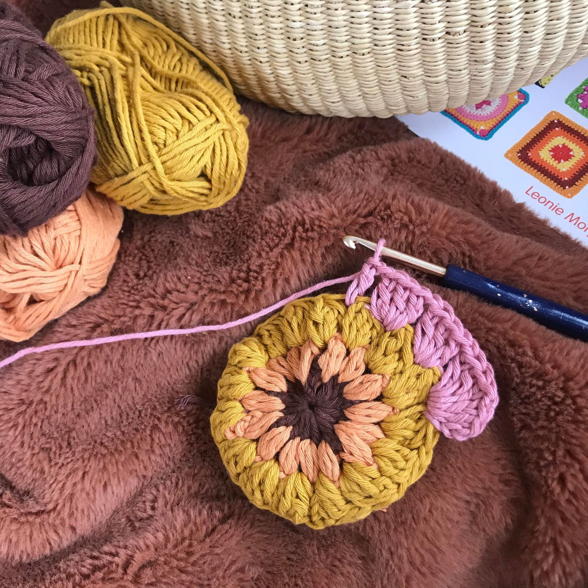 Crochet Next Steps workshop at Logie Steading, Forres