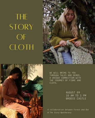 Story through Cloth - Story telling and Fibre Art Workshop at Brodie Castle, Forres