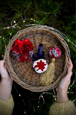 A Trio of Festive Baubles Making Workshop at Johnstons of Elgin