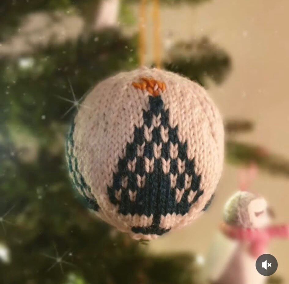Beginners Festive FairIsle Knitting - Fairisle Baubles Workshop at Logie Steading, Forres
