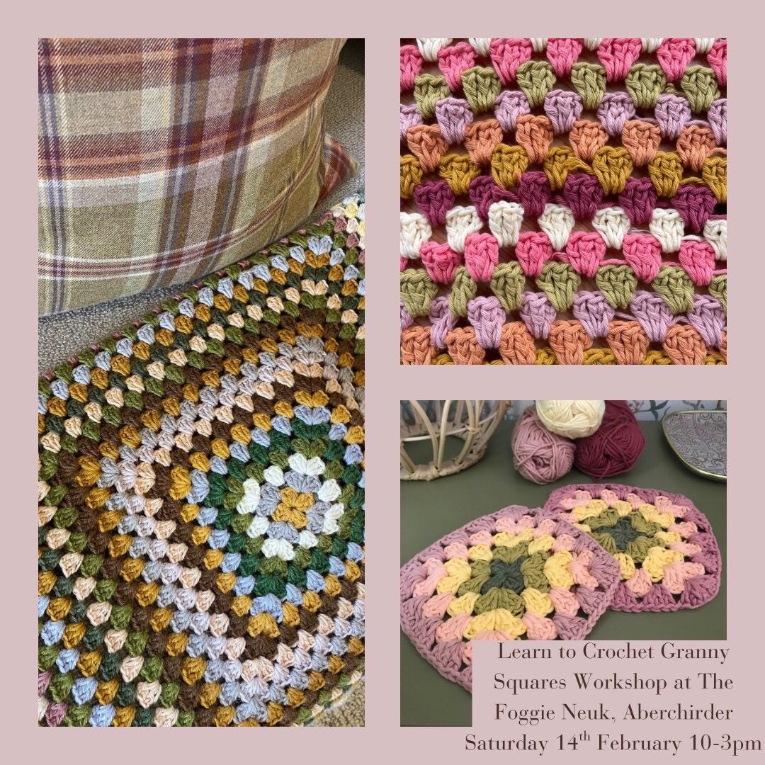 Crochet Beginners Day Workshop at The Foogie Neuk, Aberchirder
