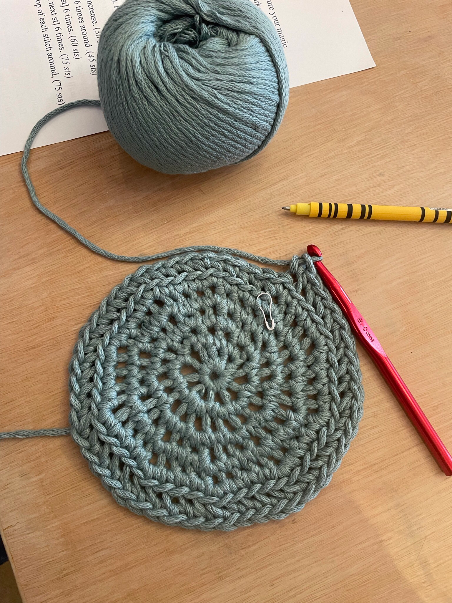 Crochet Hanging Storage Basket Workshop with Lunch at Deans, Huntly