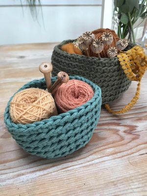 Crochet Basket Workshop at Logie Steading, Forres