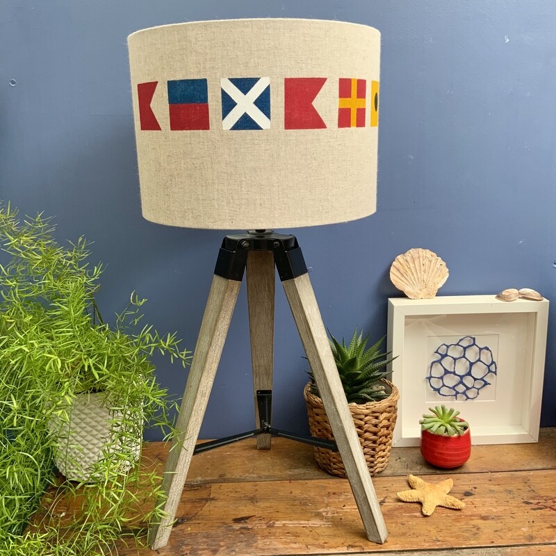 Bembridge Sailing Flags Lampshade