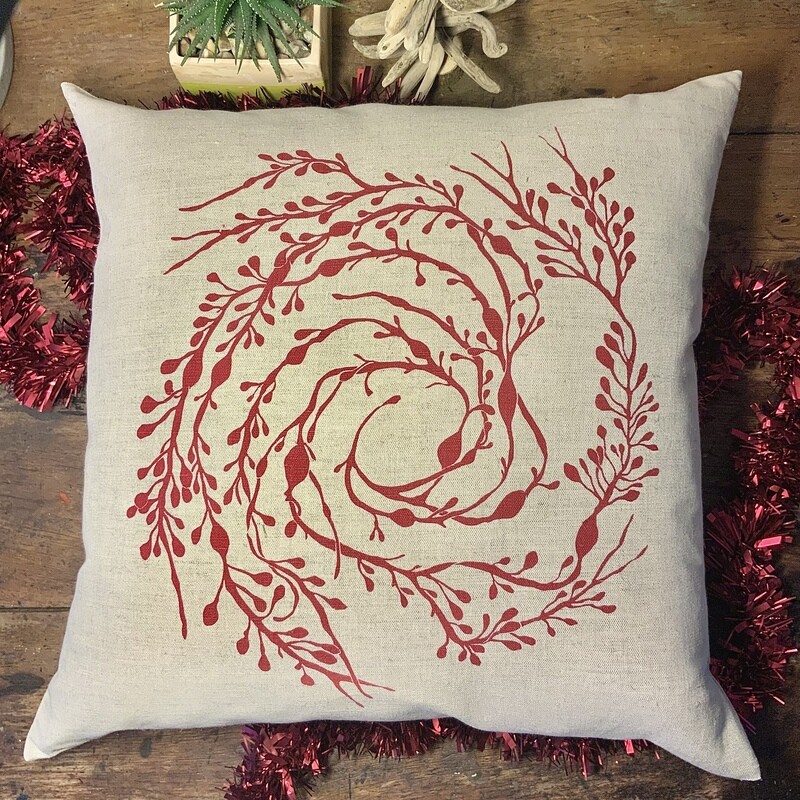 Knotted Wrack Swirl Cushion