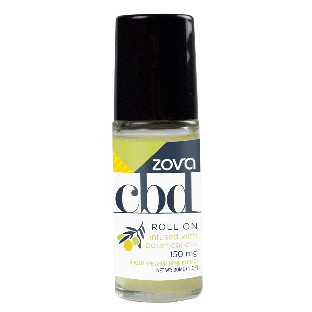 Zova CBD Roll On Infused with Botanical Oils 150mg 30mL