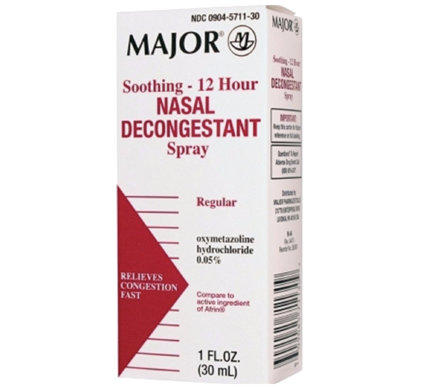 Major Soothing 12 hr Nasal Decongestant Spray 0.05 30mL