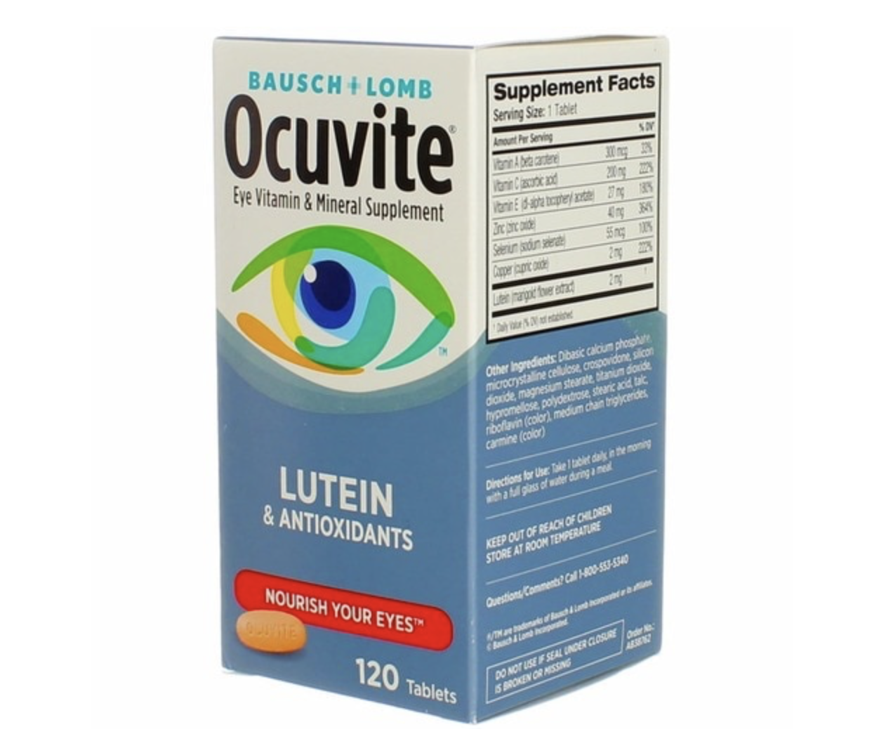Ocuvite Lutein & AntiOxidants 120 Tablets