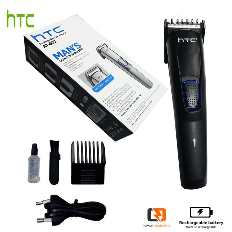 Recortador de cabello y barba recargable HTC AT-522