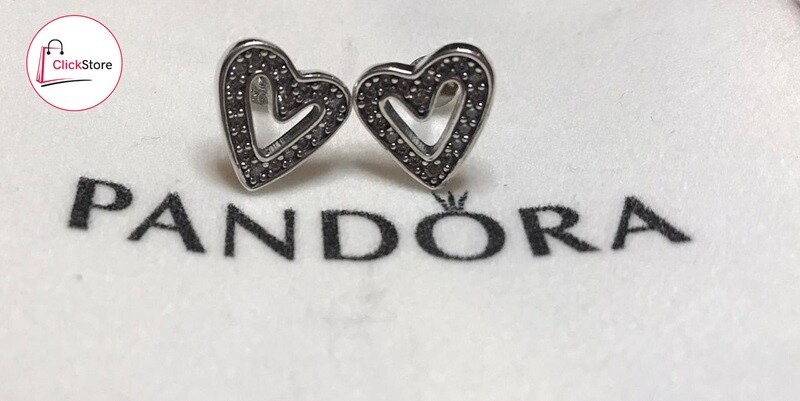 Aretes de Plata modelo Corazón 3