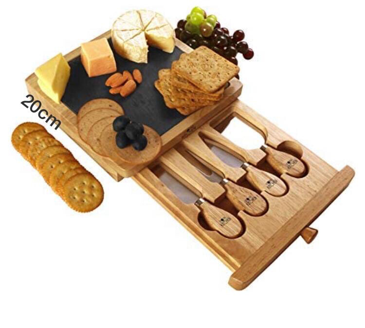 Tabla de madera para quesos-picaditas