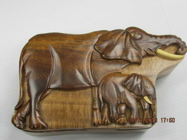 ELEPHANT WITH CUB