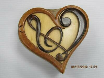 MUSIC NOTE BOX WITH LOVE