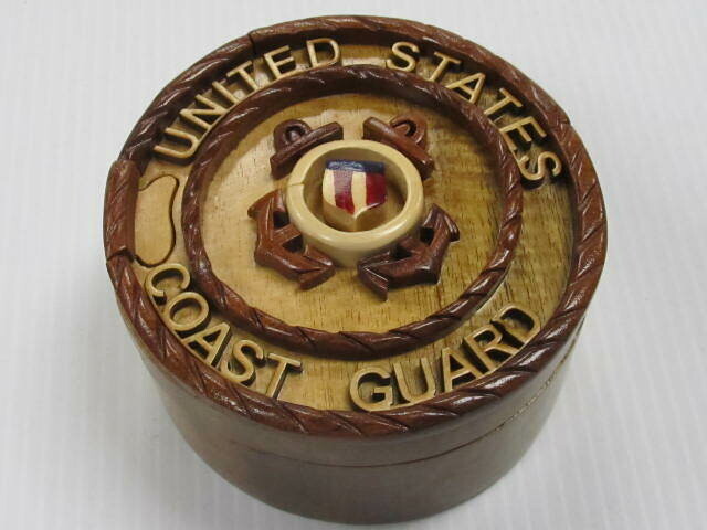 HANDCRAFTED PUZZLE COASTGUARD BOX