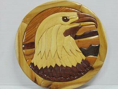 INTARSIA AMERICAN EAGLE HEAD