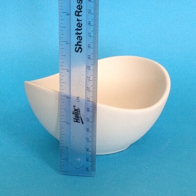 Bowl - swoop / sushi, dipped middle