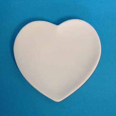 Plate - heart small