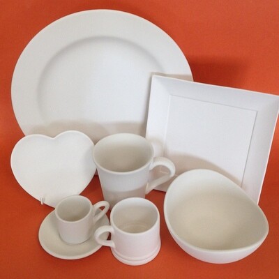 Ceramics - Plates, Mugs/Cups and Bowls