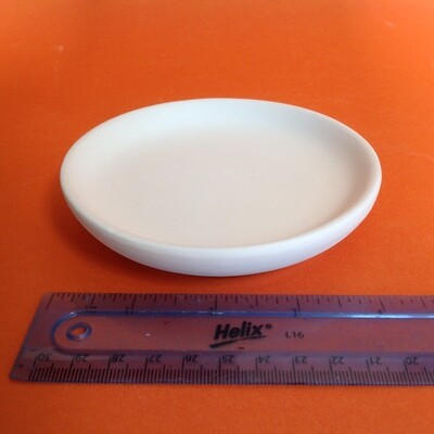 Trinket Dish / Ring Holder - round dish or plate - 11.5 cm
