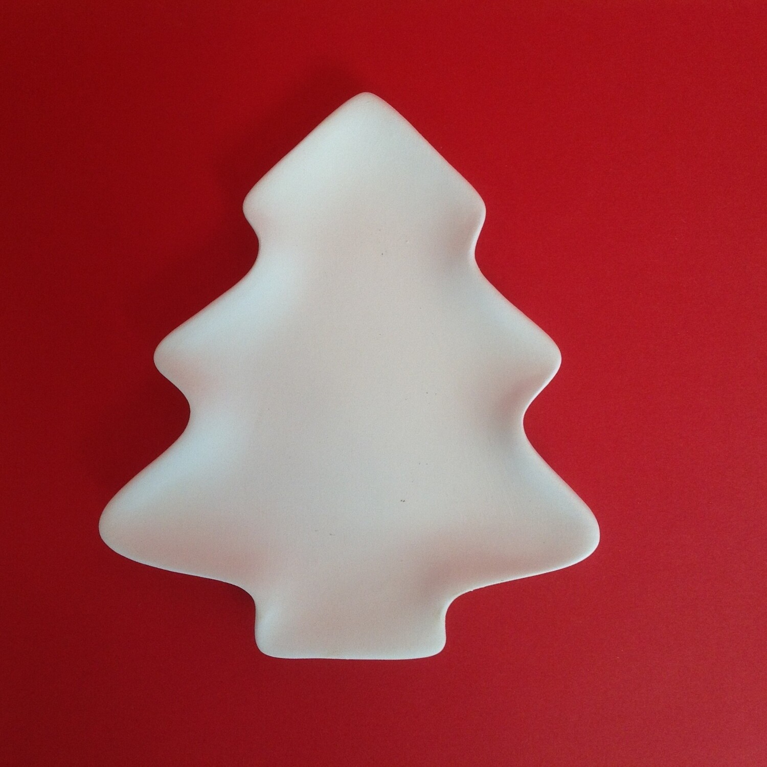 Plate, Christmas tree - medium