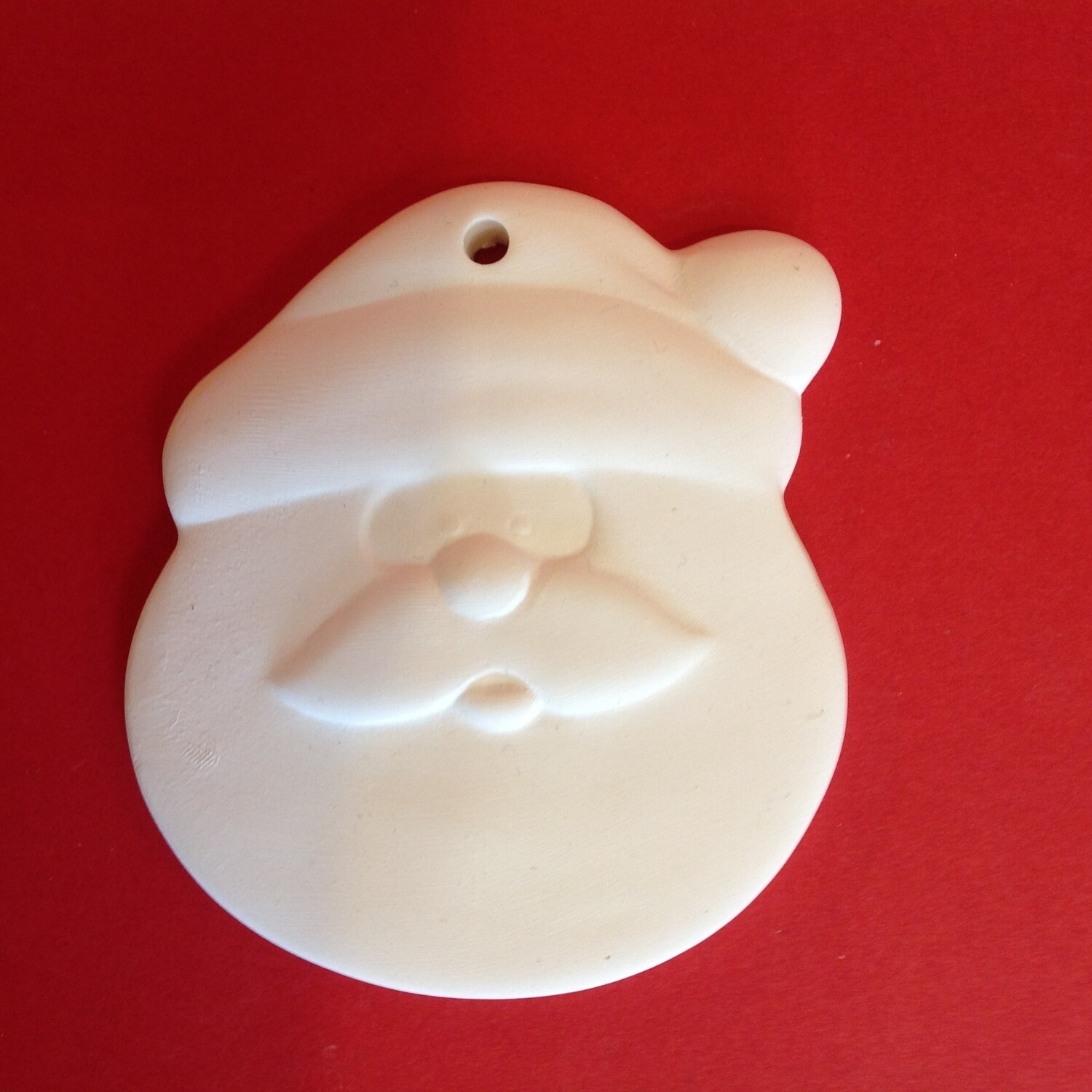 Santa flat hanging ornament