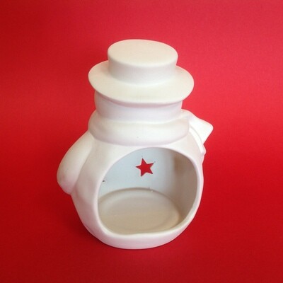 Snowman tea light