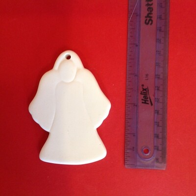 Angel flat hanging ornament