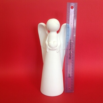 Angel, large,  with Heart, 26cm