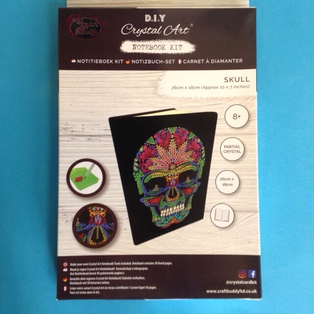 Crystal Art - Sugar Skull Notebook
