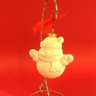 Snowman 3D hanging ornament