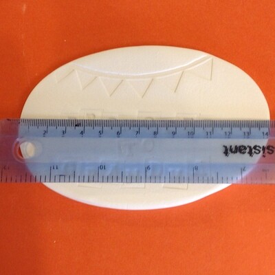 Plaque - oval "Promoted to Grandma"