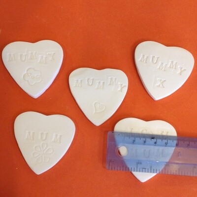 Plaque, heart small - Mum/Mummy