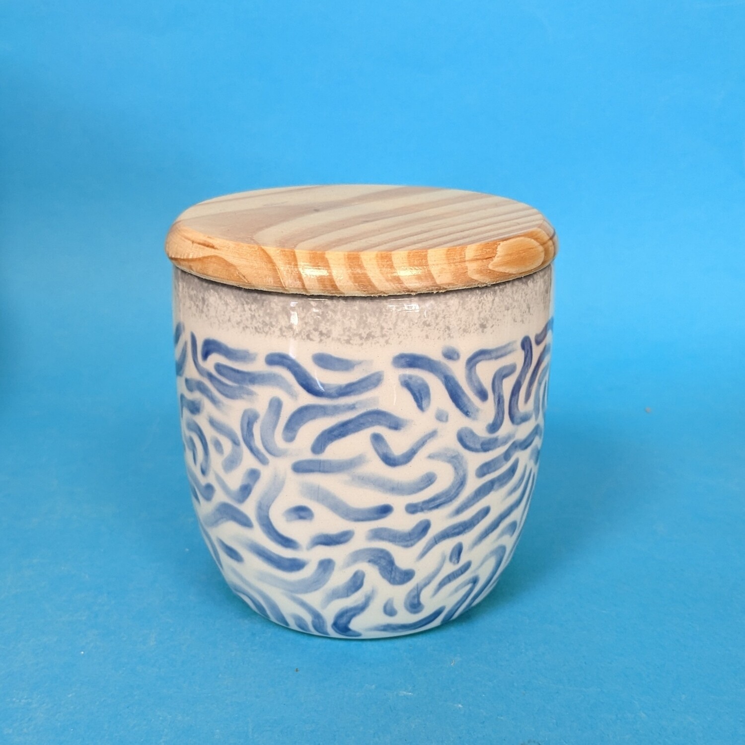 Salt  Cellar / Pot with bamboo Lid