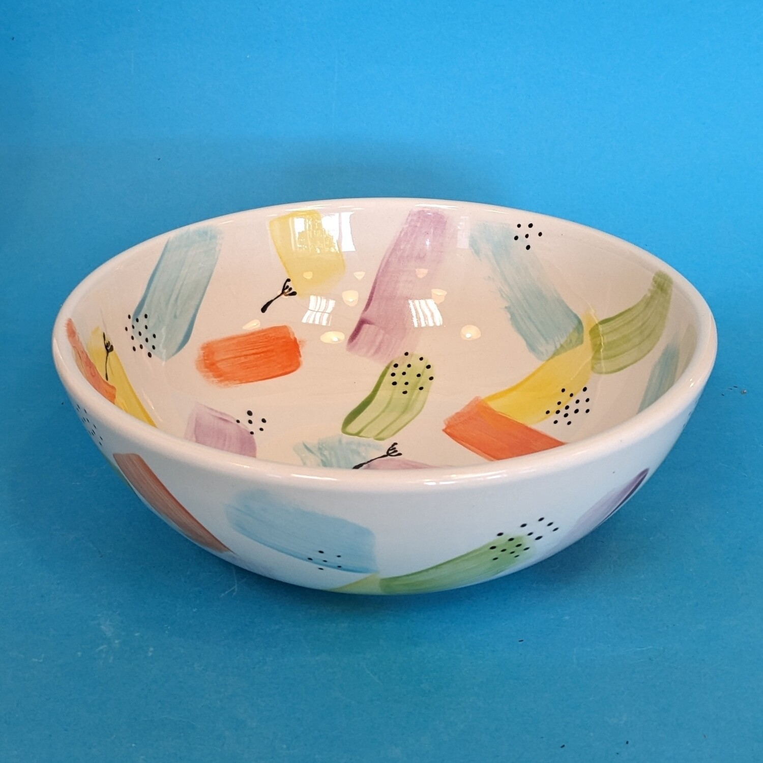 Bowl - salad / serving , 21.5cm D, 8cm H