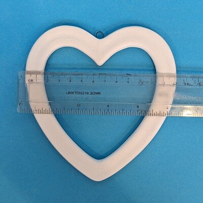 Heart Hanger - hollow 13cm wide &amp; high