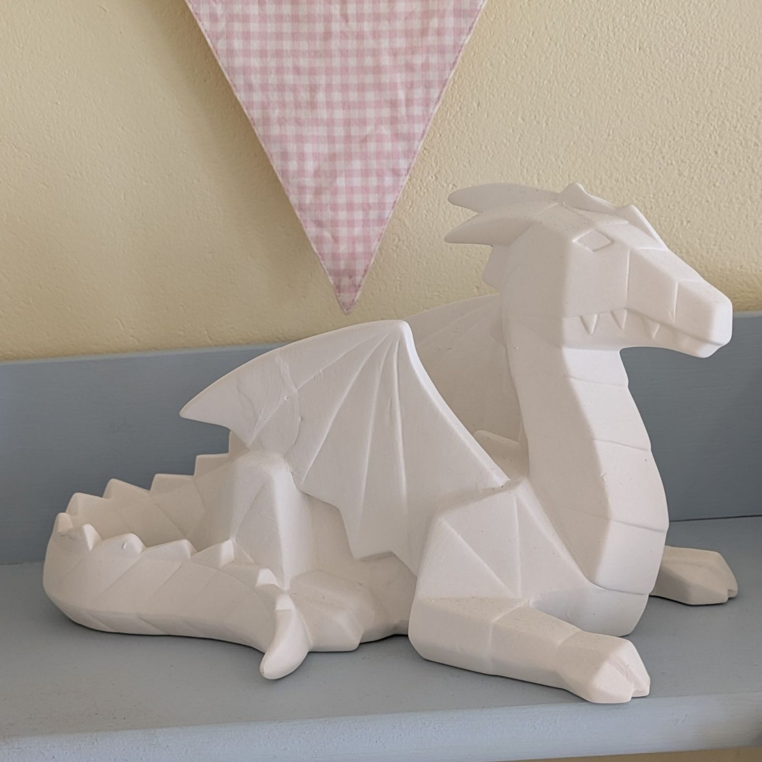 Dragon - faceted, 27cm L, 16cm H