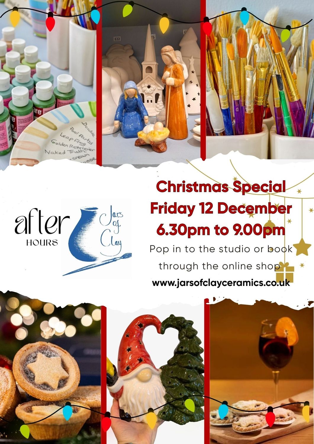 Christmas After Hours (December 12) . Booking Deposit, non-refundable, includes glass of mulled wine &amp; mini Christmas Buffet