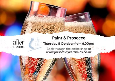 Paint &amp; Prosecco night, non-refundable deposit includes first glass of Prosecco and studio fee