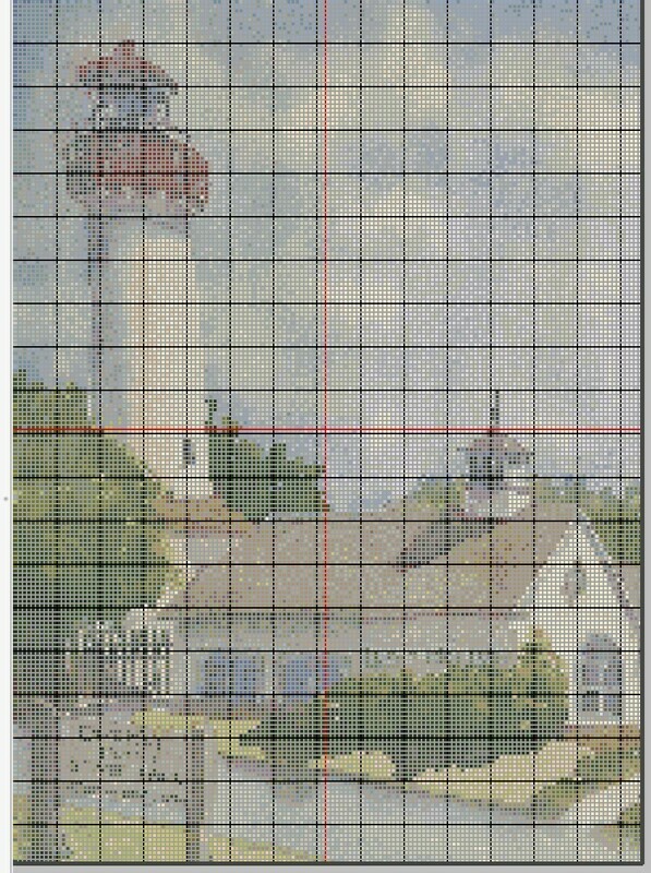 Cape May Cross Stitch - Lighthouse - Pattern Only - Instant Digital Download