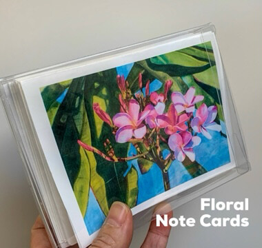 Set of 10 Assorted Floral Greeting Cards + Envelopes