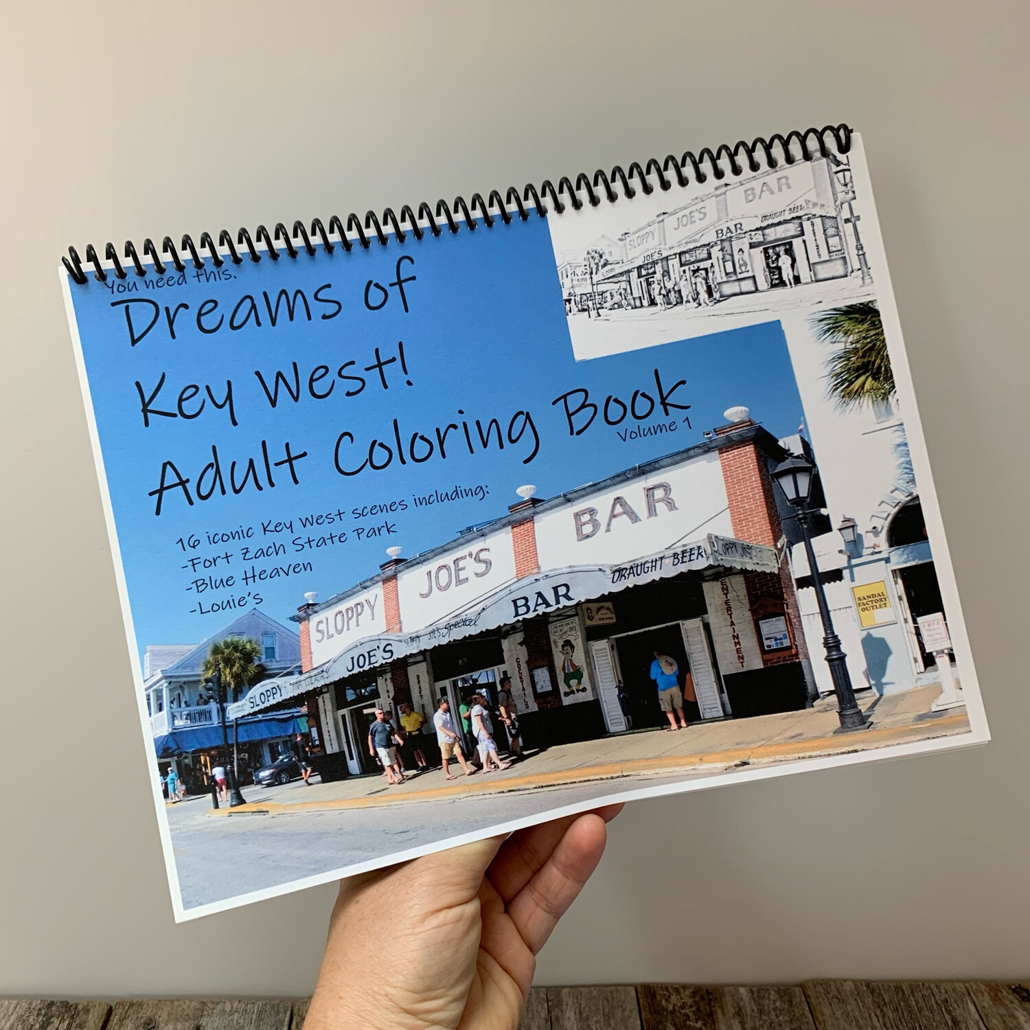 Key West Adult Coloring Book - Dreams of Key West! Volume 1