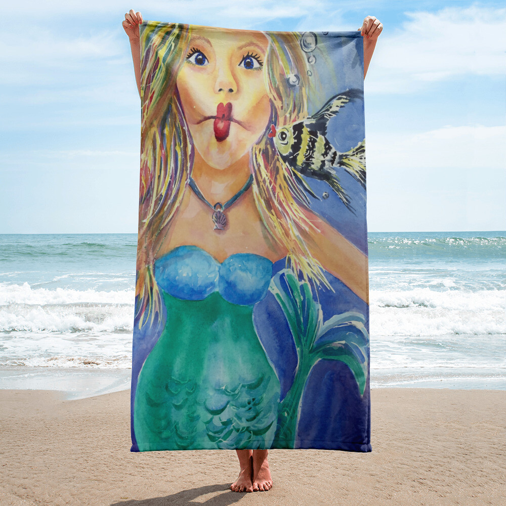 Mermaid Beach or Bath Towel