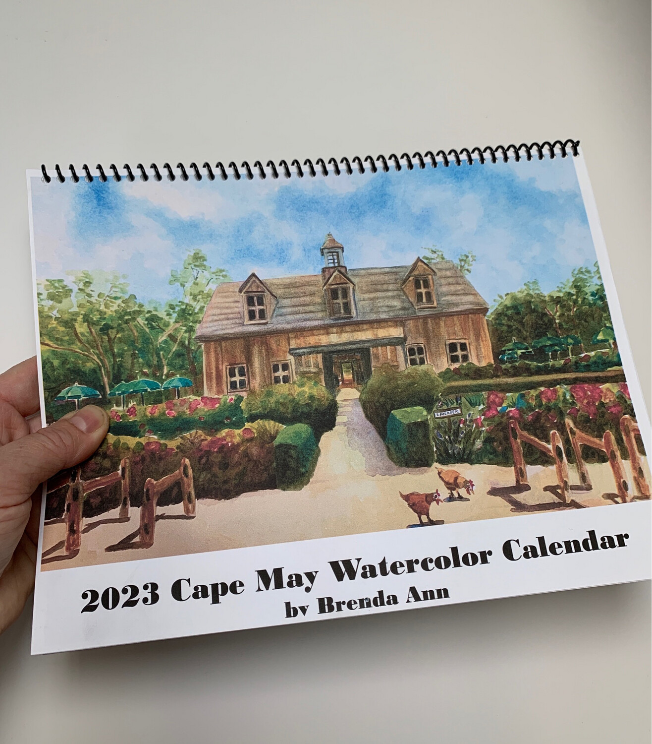 Cape May NJ Wall Calendar 2024 (same design as 2023 design shown, just