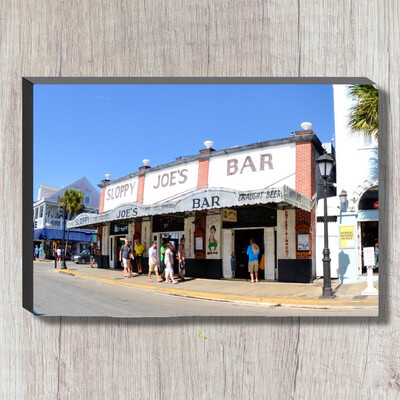 Key West Sloppy Joe's Bar - Canvas Gallery Wrapped Print - Fine Art Photography - Ready to hang on a wall