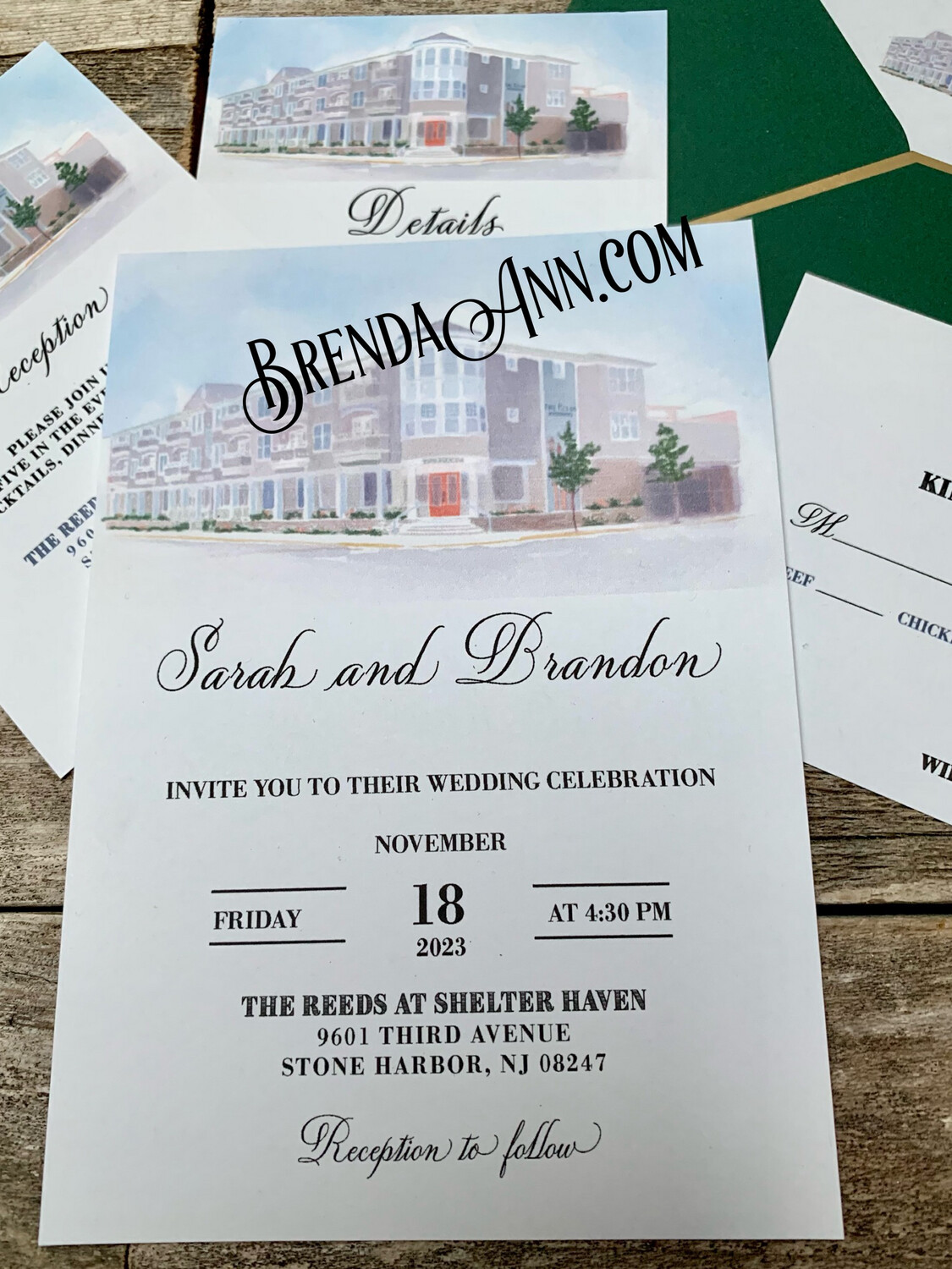 The Reeds at Shelter Haven 
 Wedding Invitations