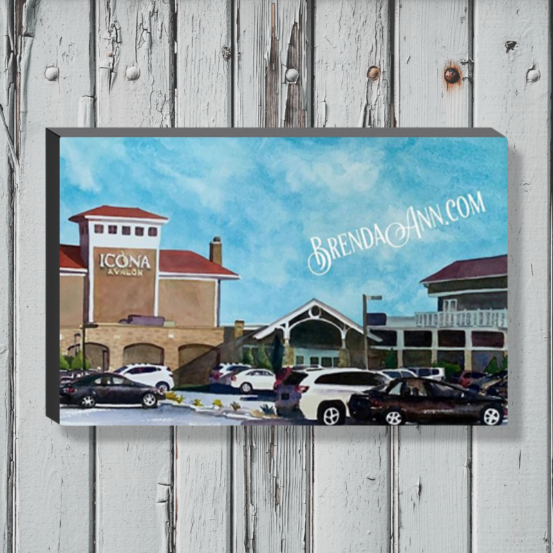 Avalon Art - ICONA Avalon Resort Canvas Gallery Wrapped Print