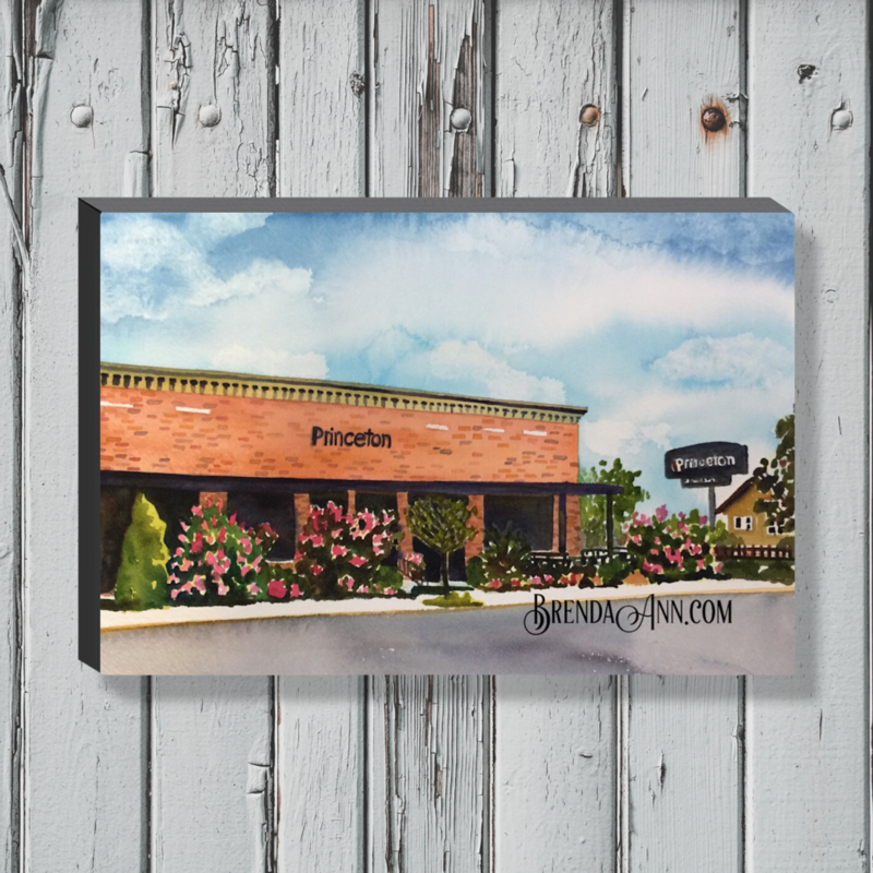 Avalon Art - The Princeton Bar & Grill Canvas Gallery Wrapped Print